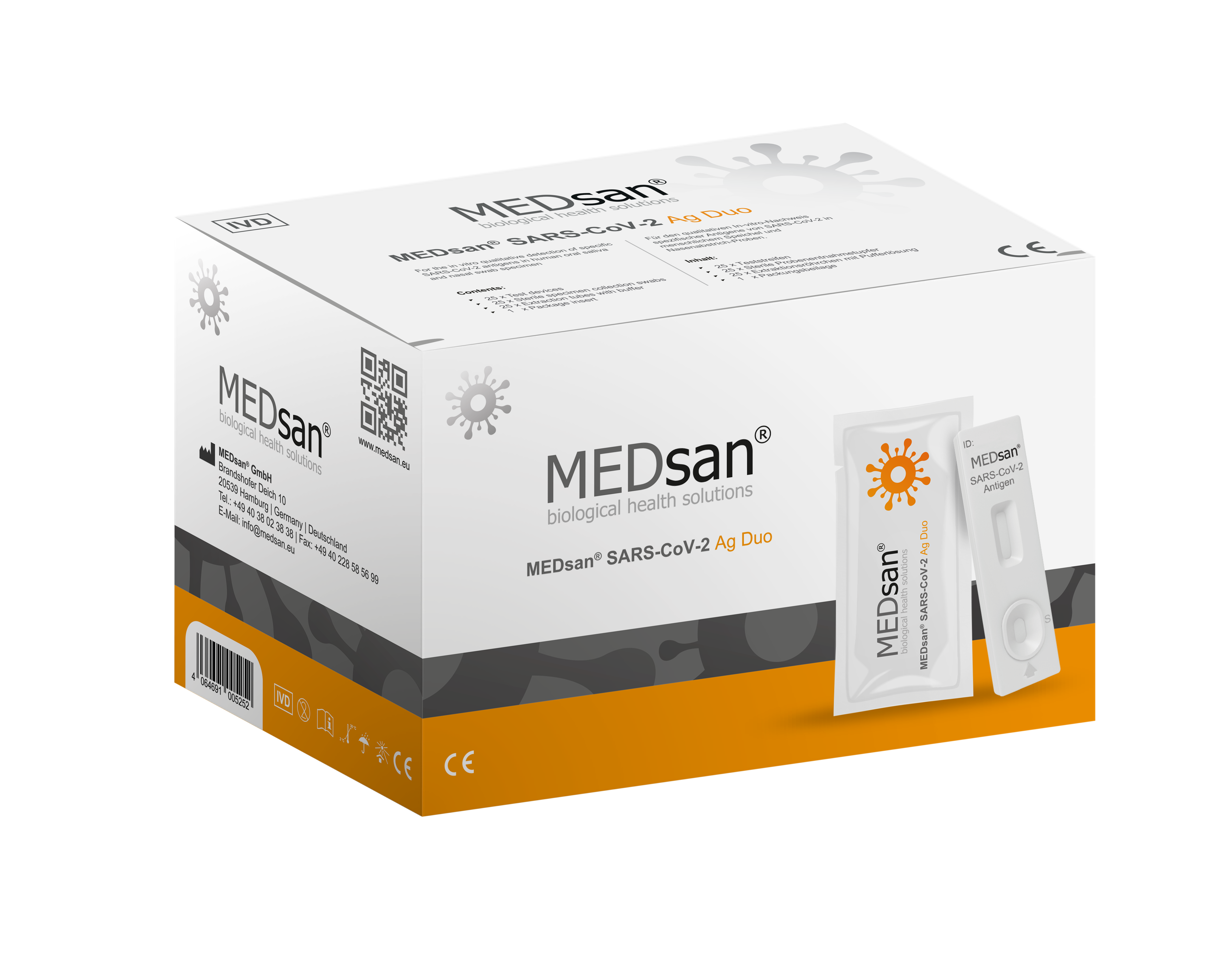 MEDsan®  SARS-CoV-2 Ag Duo | 25er Box
